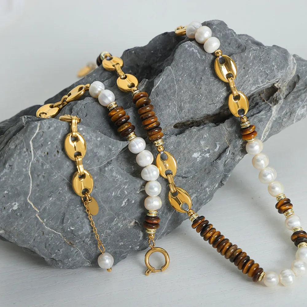 18K Gold-Plated Titanium Steel Bracelet OutfitFlow