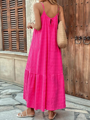 Scoop Neck Cami Maxi Dress OutfitFlow
