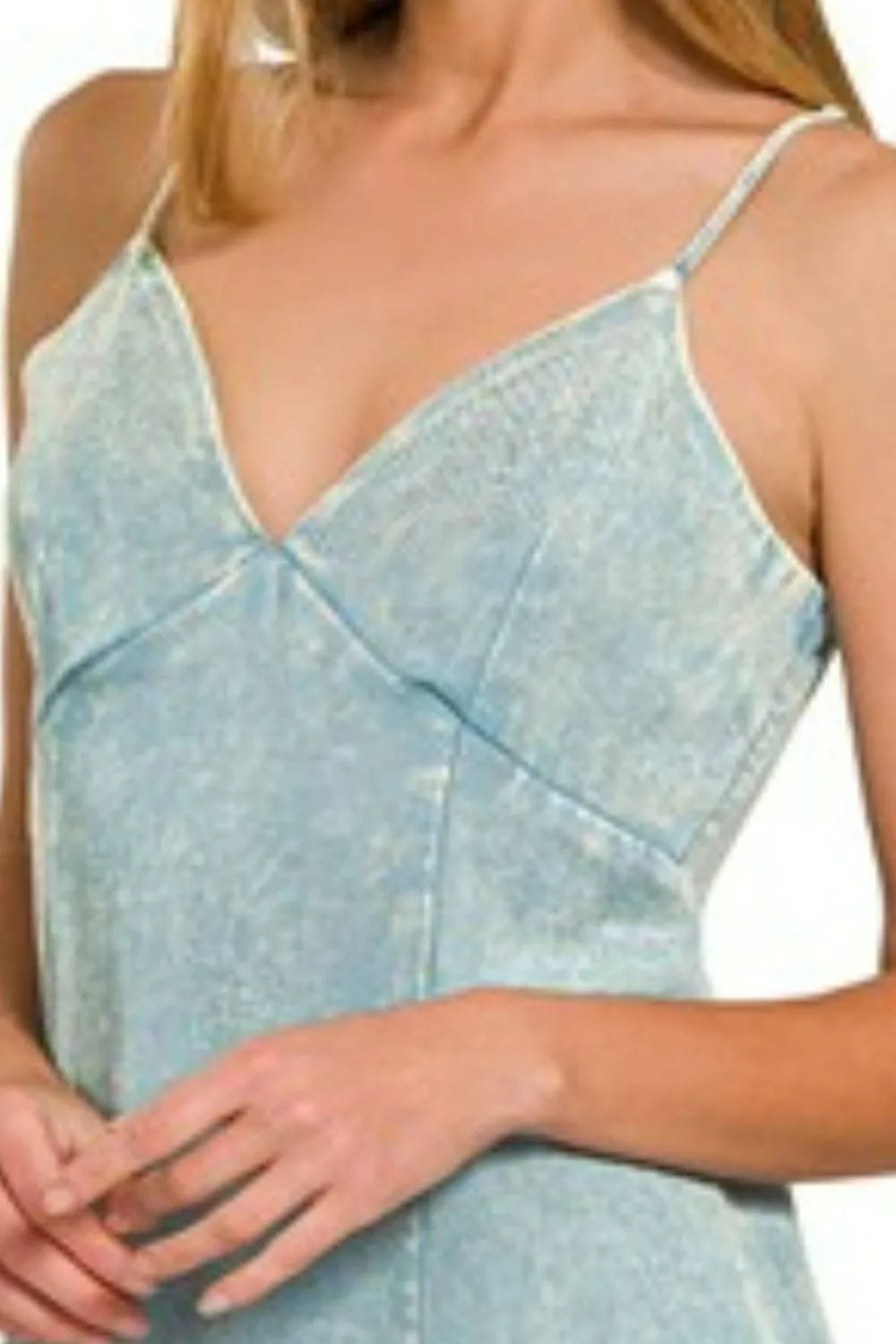 Zenana Tencel Mineral Washed Maxi Dress OutfitFlow