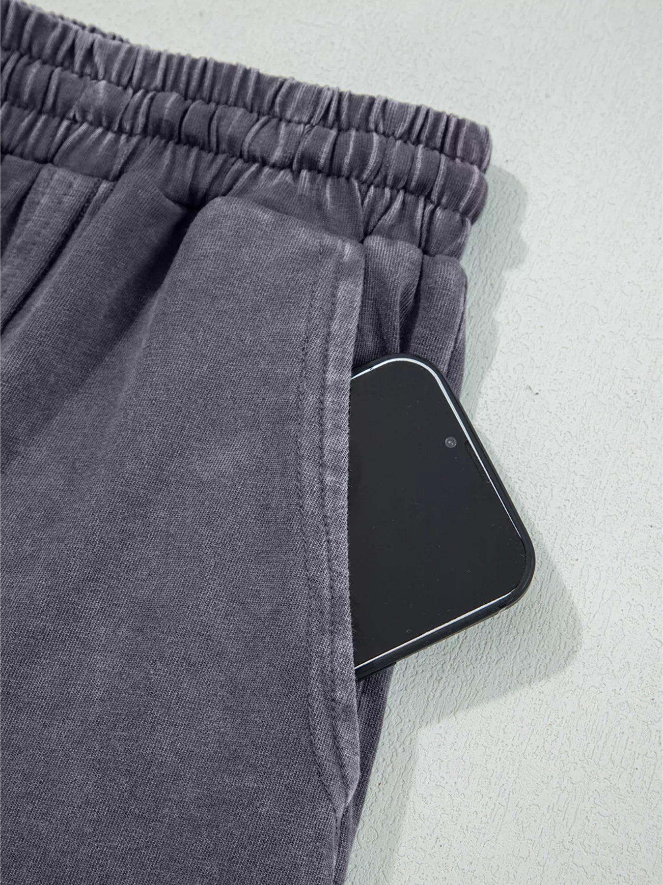 Flower Patch Mineral Washed Terry Knit Cropped Wide Leg Pants OutfitFlow