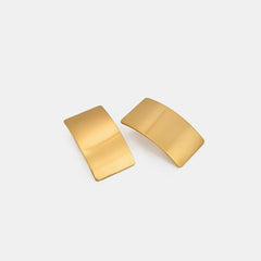 Stainless Steel Rectangle Earring OutfitFlow