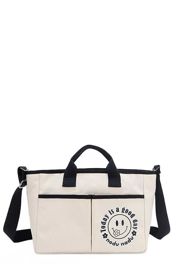 Nicole Lee USA Canvas Tote Bag Trendsi