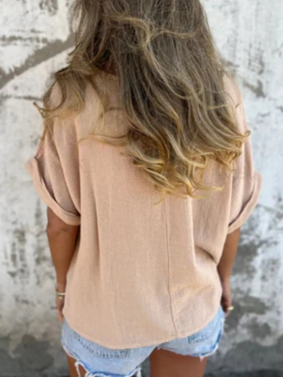 Full Size Round Neck Short Sleeve T-Shirt Plus Size OutfitFlow