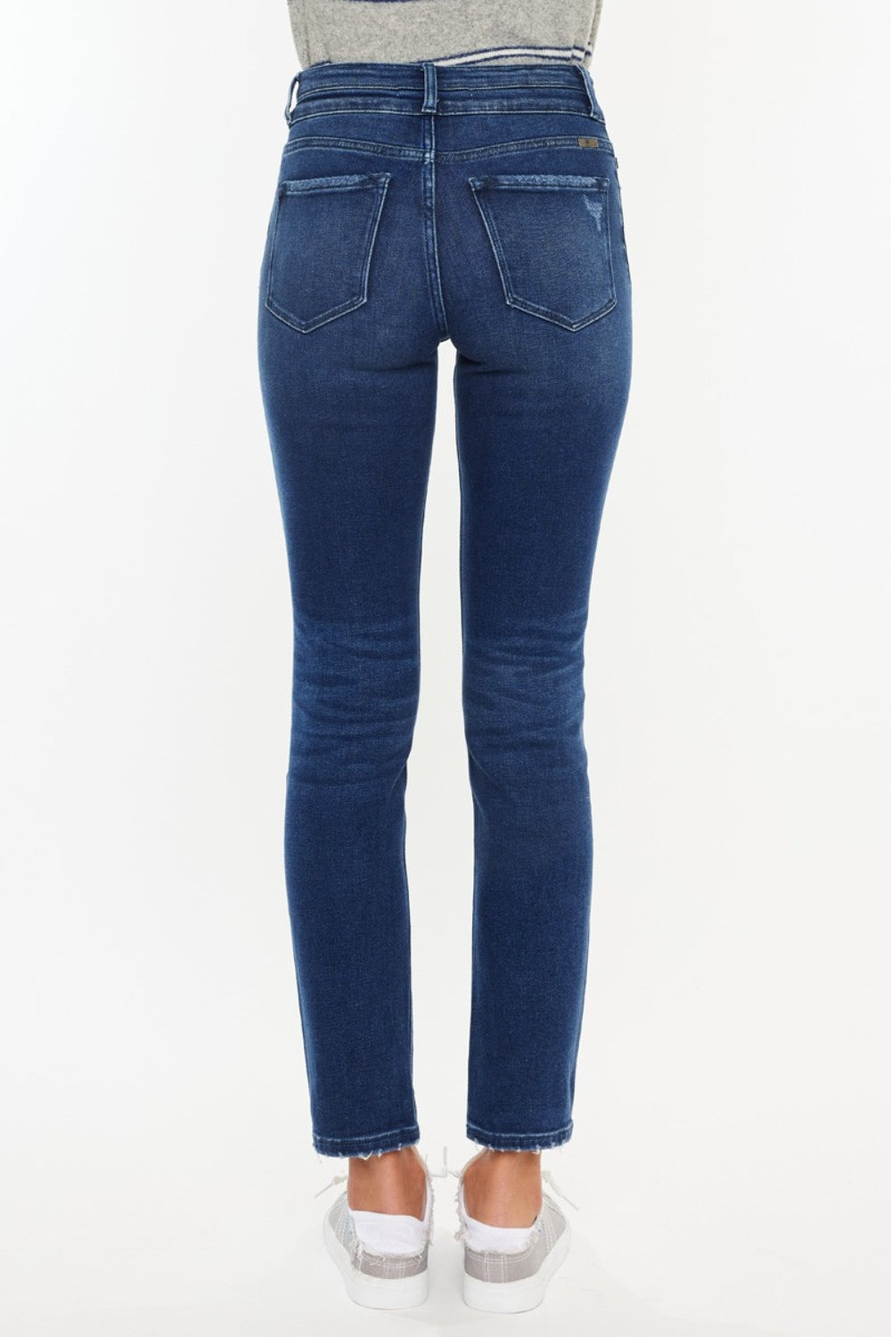 Kancan High Rise Slim Straight Jeans