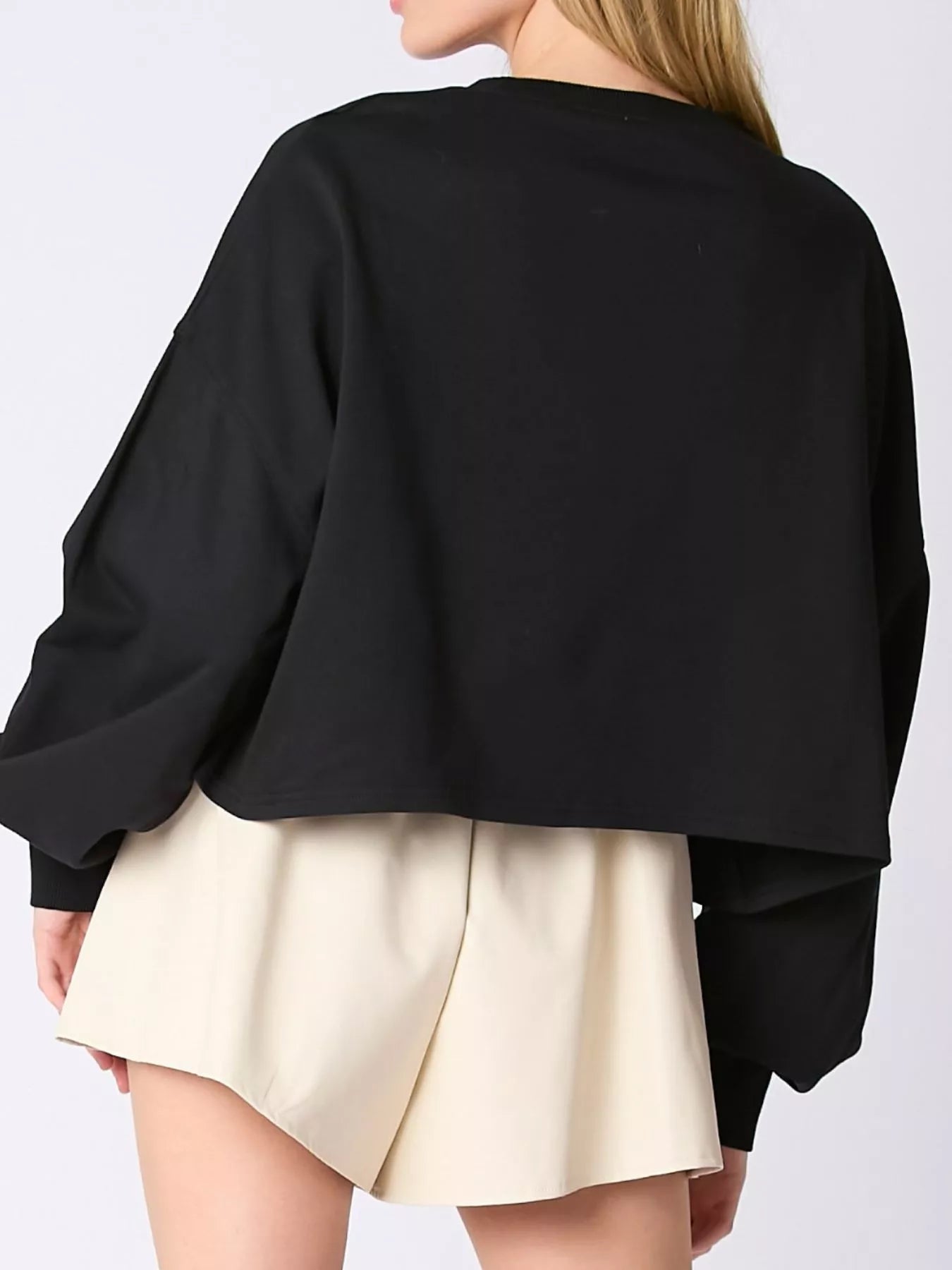 Halloween Candy Sequin Long-Sleeve Sweatshirt OutfitFlow