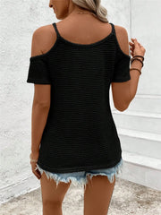 Crochet Cold Shoulder Top OutfitFlow
