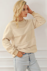 Outfit Flow - Round Neck Raglan Sleeve Sweatshirt