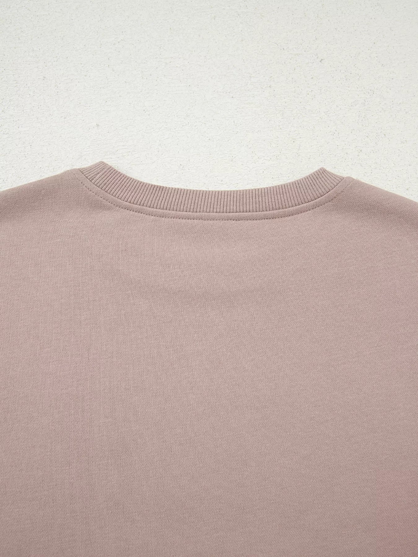 GOBBLE Letter Graphic Thanksgiving Shift Sweatshirt OutfitFlow