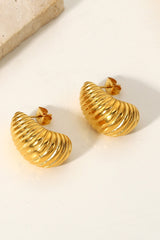 Shell Shore Spiral Stud Earrings OutfitFlow
