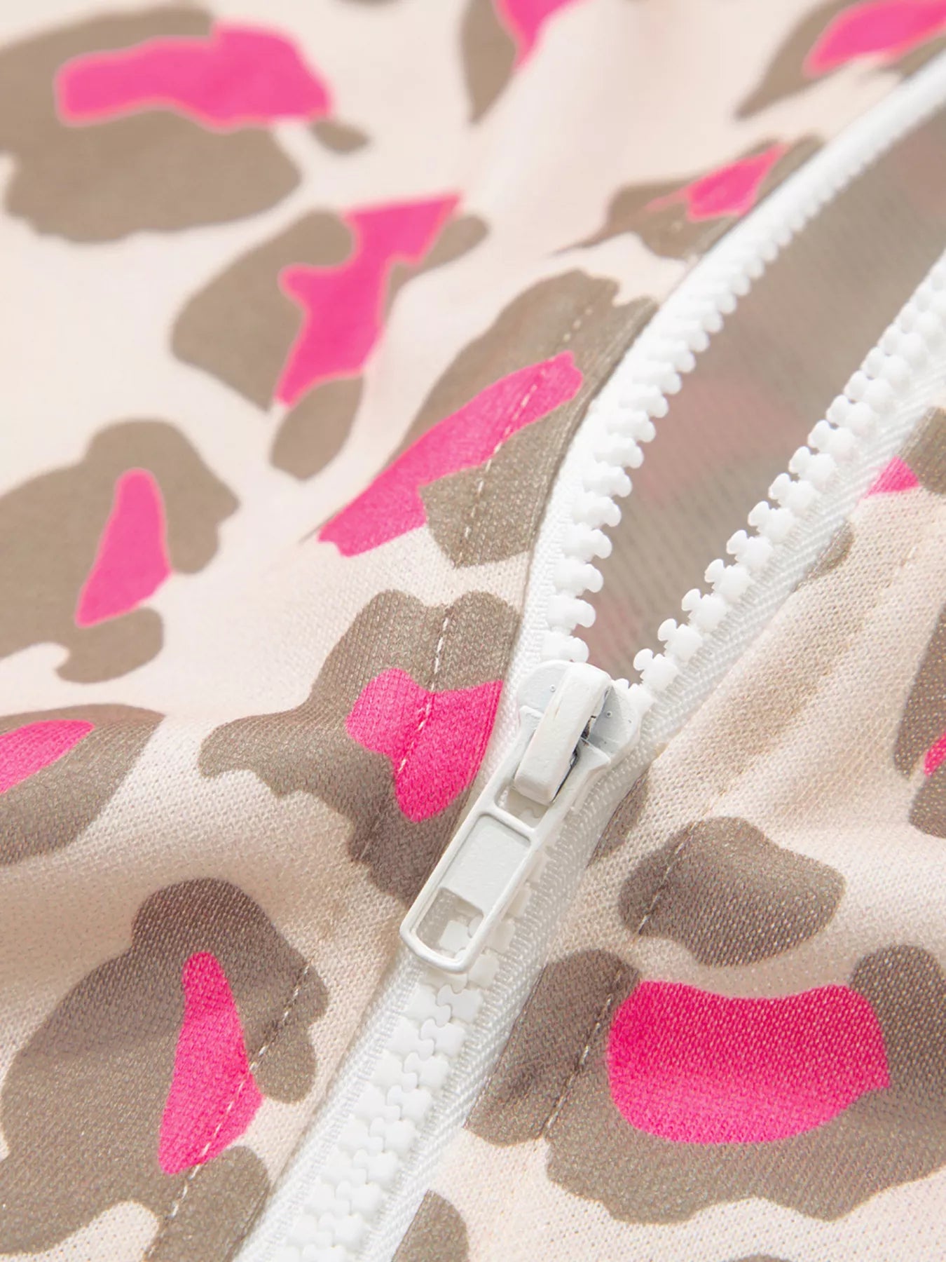 Leopard Print Zip-Up Hoodie OutfitFlow