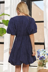 ADORA Puff Sleeve Floral Dress OutfitFlow