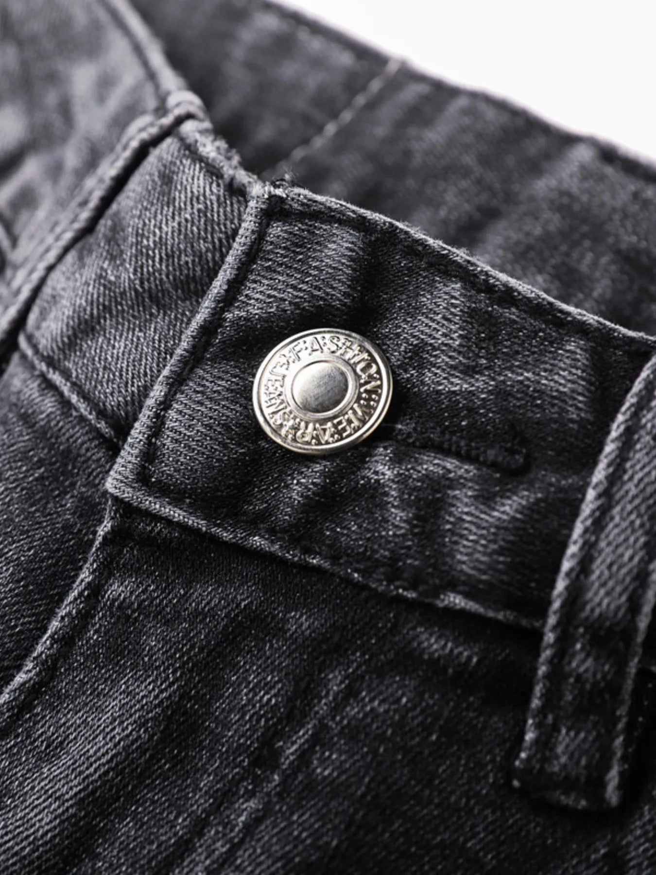 Men's Distressed Slim Fit Ripped Jeans OutfitFlow