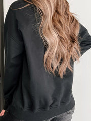 Howdy Christmas Ribbon Bow Knot Western Boots Graphic Sweatshirt OutfitFlow