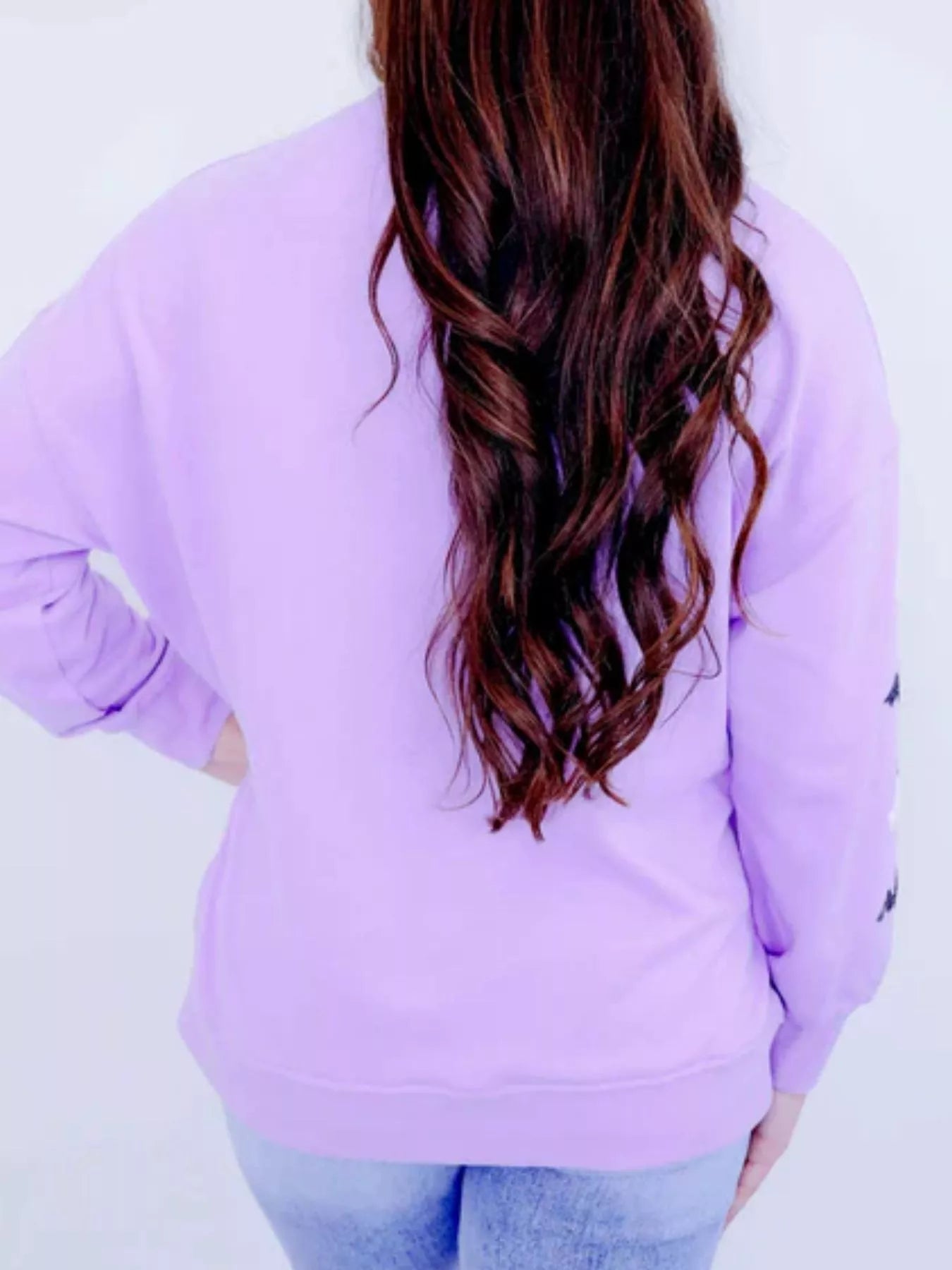 Full Size Halloween Round Neck Long Sleeve Sweatshirt Plus Size OutfitFlow