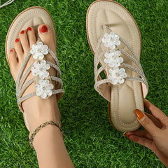 Toe Post Flats Sandals OutfitFlow