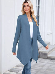 Open Front Long Cardigan OutfitFlow