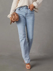 High Rise Jeans with Pockets OutfitFlow