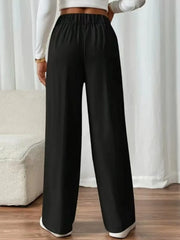 High Waist Wide Leg Pants OutfitFlow