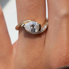 1.5 Carat Moissanite 925 Sterling Silver Ring OutfitFlow
