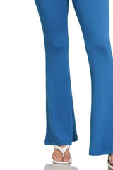 Zenana Buttery Soft Flare Leg High Waist Yoga Pants OutfitFlow