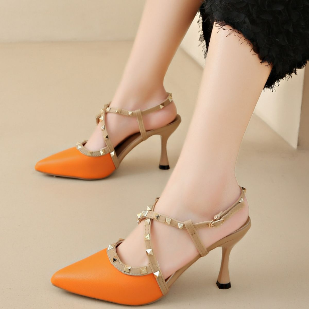 Point Toe Stiletto Pumps OutfitFlow