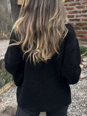 Full Size Button Up Long Sleeve Fleece Jacket Plus Size Trendsi