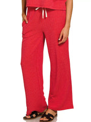 Zenana Raised Rib Short Sleeve Tee & Pants Set OutfitFlow