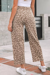 Leopard Print High-Waisted Cropped Jeans OutfitFlow