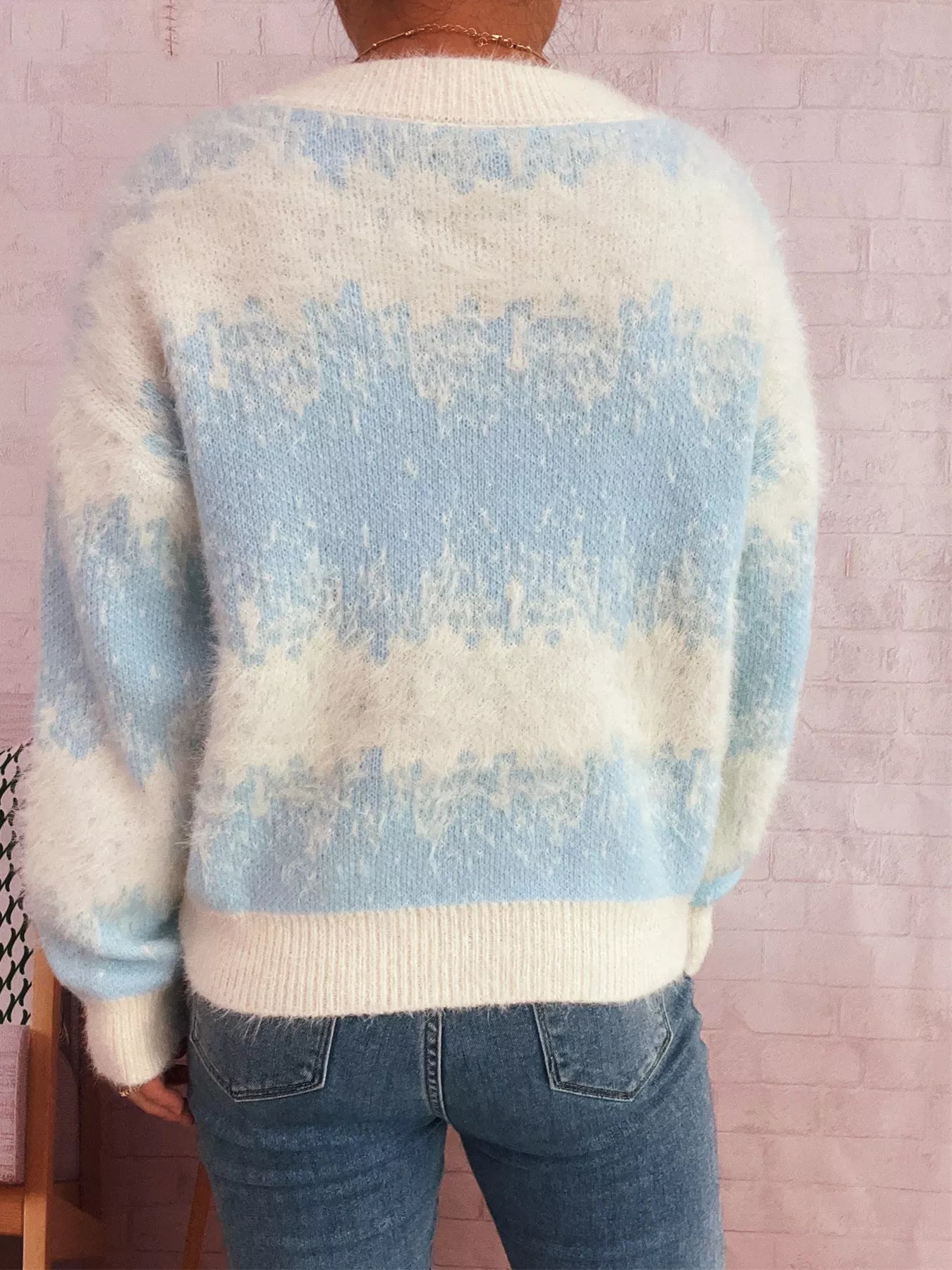 Ribbed Hem Button Up Cardigan OutfitFlow