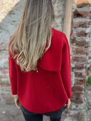 Full Size Textured Knit Zip Up Outerwear Plus Size Trendsi