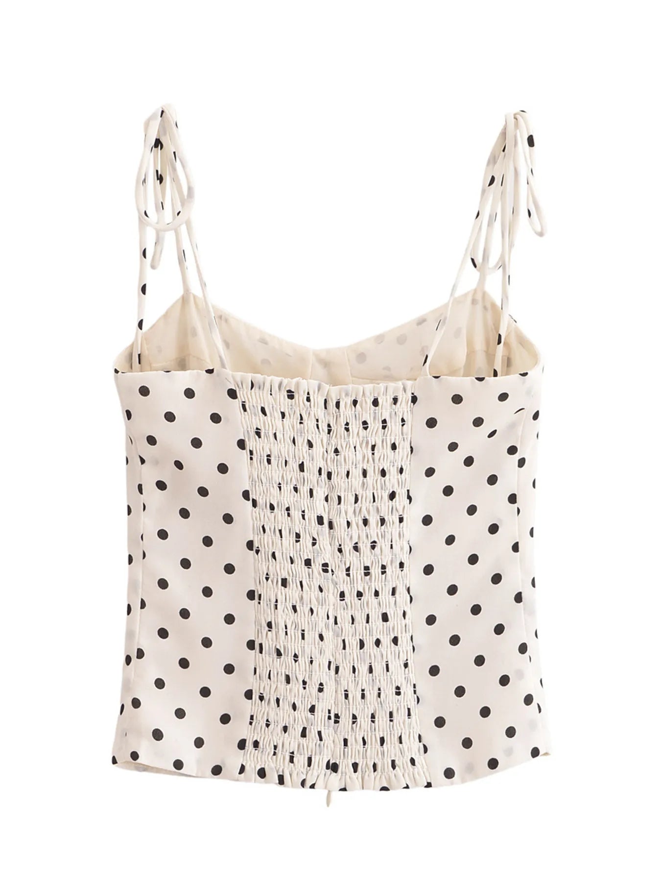 Printed Smocked Cami Top OutfitFlow