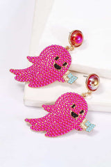 Ghost Shape Synthetic Pearl Dangle Earrings OutfitFlow