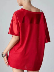 Oversized Number 98 Half Sleeve T-Shirt OutfitFlow
