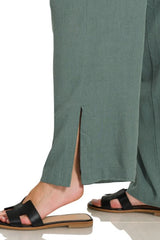 Zenana Linen Drawstring Pants OutfitFlow