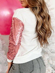 Outfit Flow - Sequin Nutcracker Round Neck Long Sleeve Sweatshirt