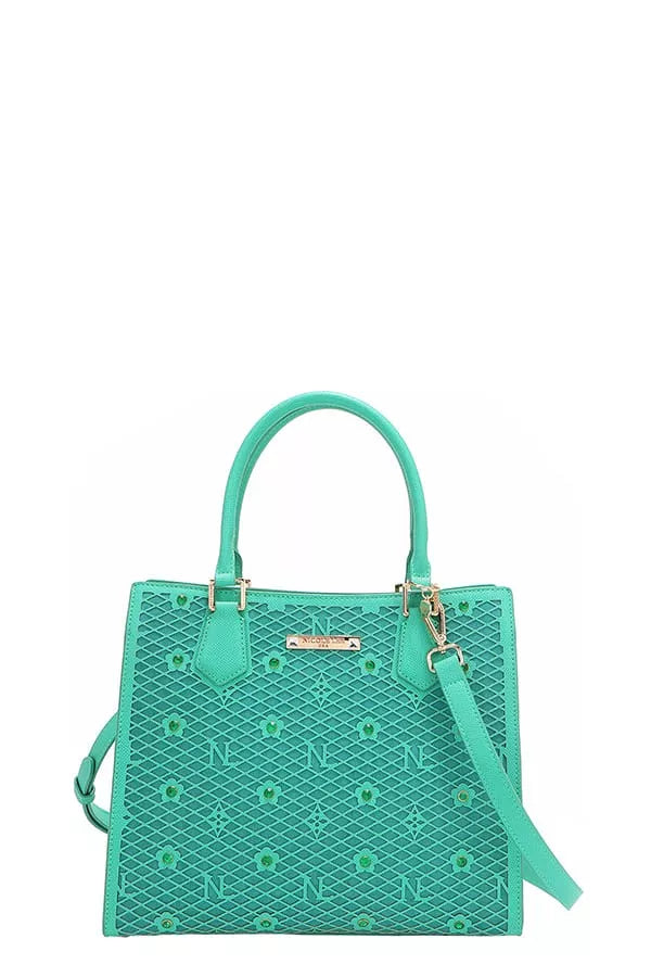 Nicole Lee USA Structured Tote Bag OutfitFlow