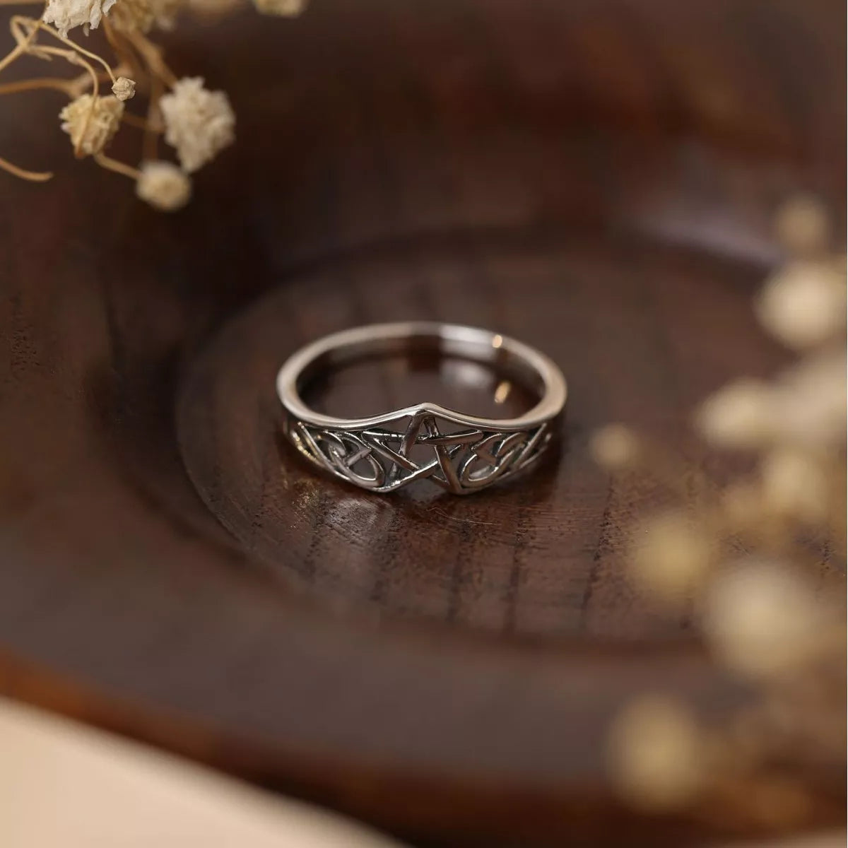 925 Sterling Silver Geometric Ring OutfitFlow