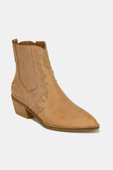 Beast Fashion Studded Detail Point Toe Boots OutfitFlow