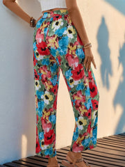 Outfit Flow - Perfee Tied Printed Wide Leg Pants