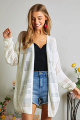 ADORA Lightweight Sweater Knit Cardigan OutfitFlow