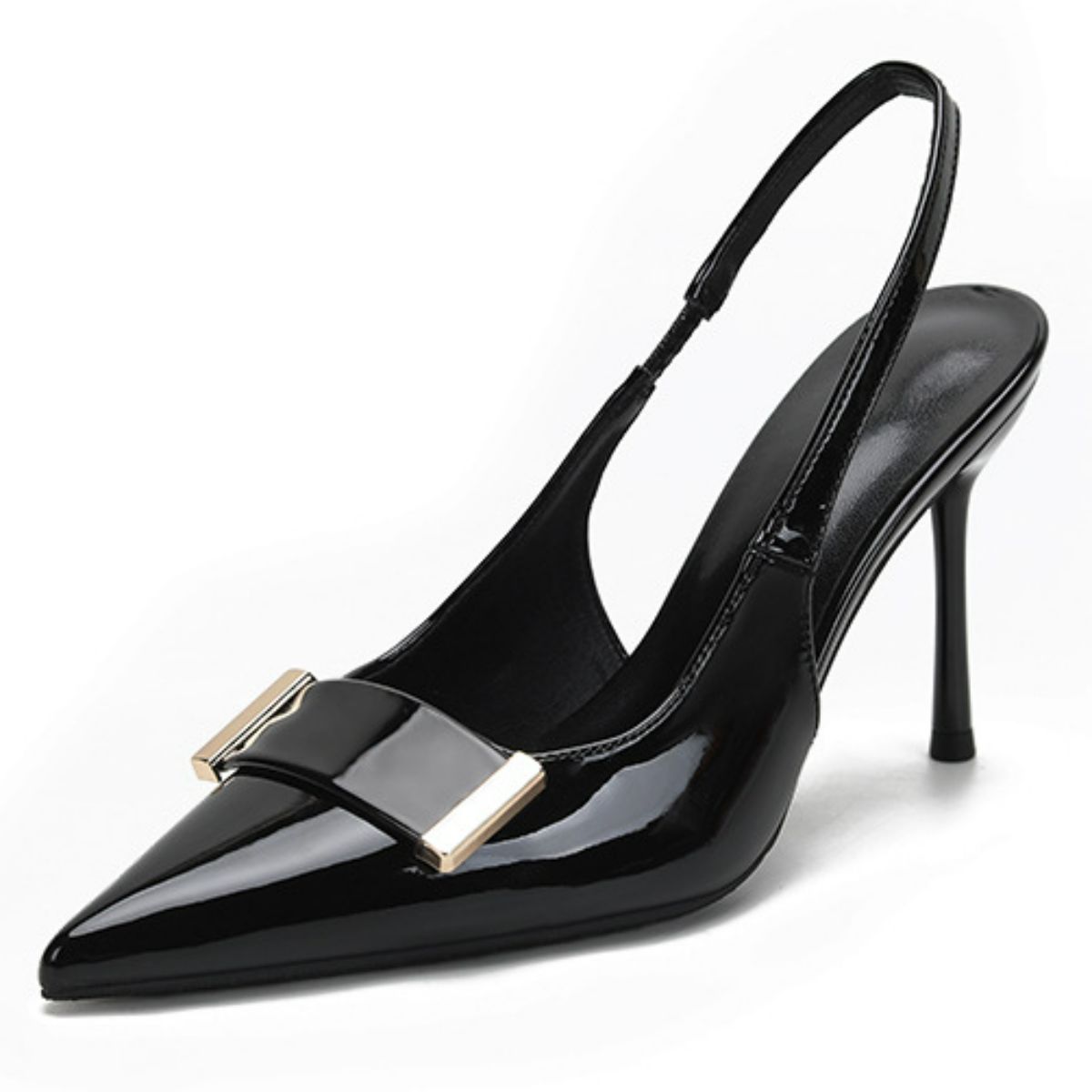 Point Toe Stiletto Slingback Pumps OutfitFlow
