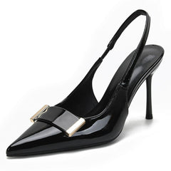 Point Toe Stiletto Slingback Pumps OutfitFlow