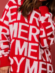 Christmas Merry Festive Holiday Sweater OutfitFlow