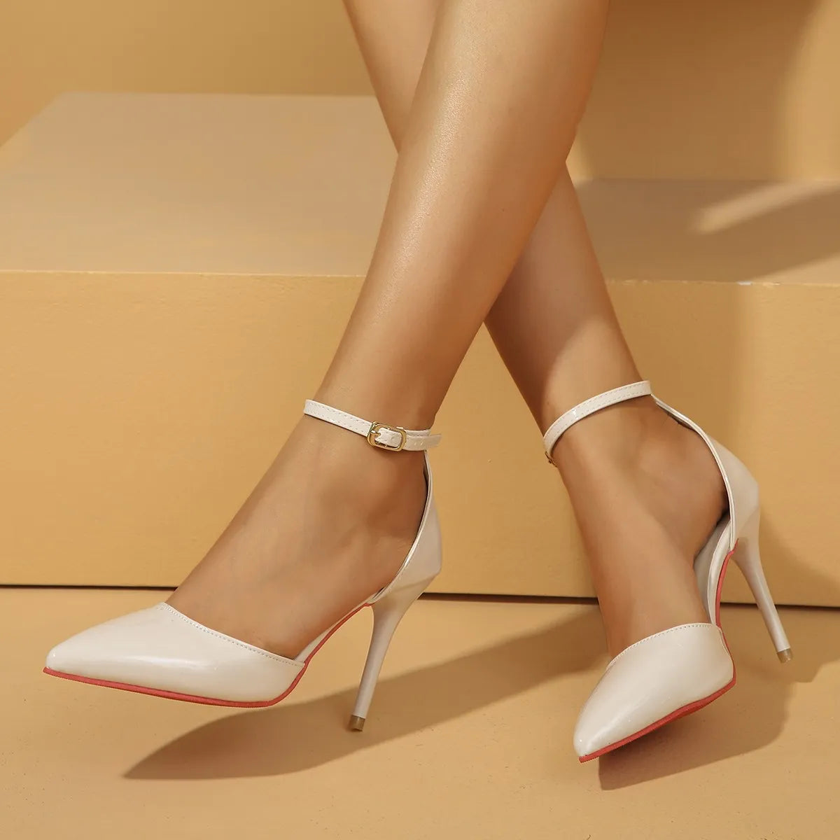 Point Toe Stiletto Pumps OutfitFlow