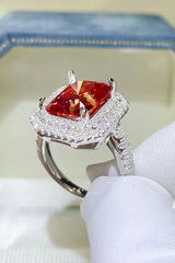 2 Carat Moissanite 925 Sterling Silver Ring OutfitFlow