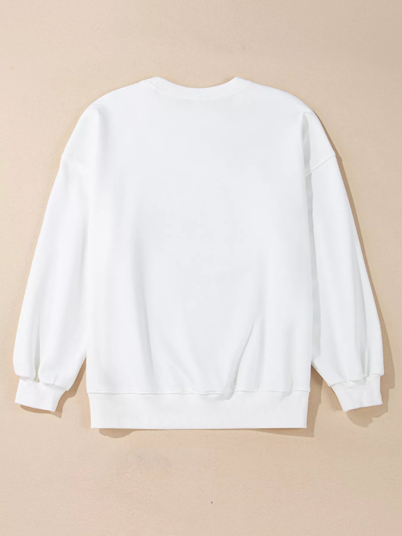 Halloween Pumpkin Patched Pattern Long Sleeve Sweatshirt OutfitFlow