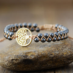 Outfit Flow - Alloy Natural Stone Braided Bracelet