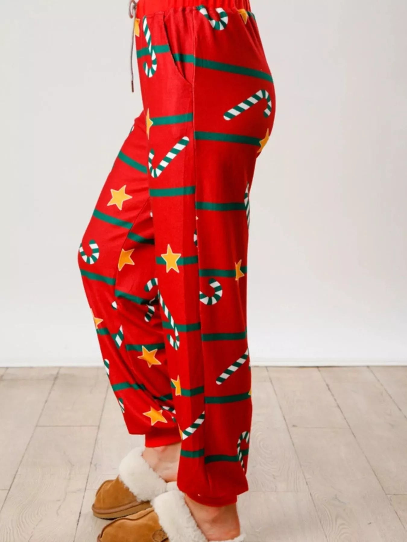 Christmas Long Sleeve Top and Pants Lounge Set OutfitFlow