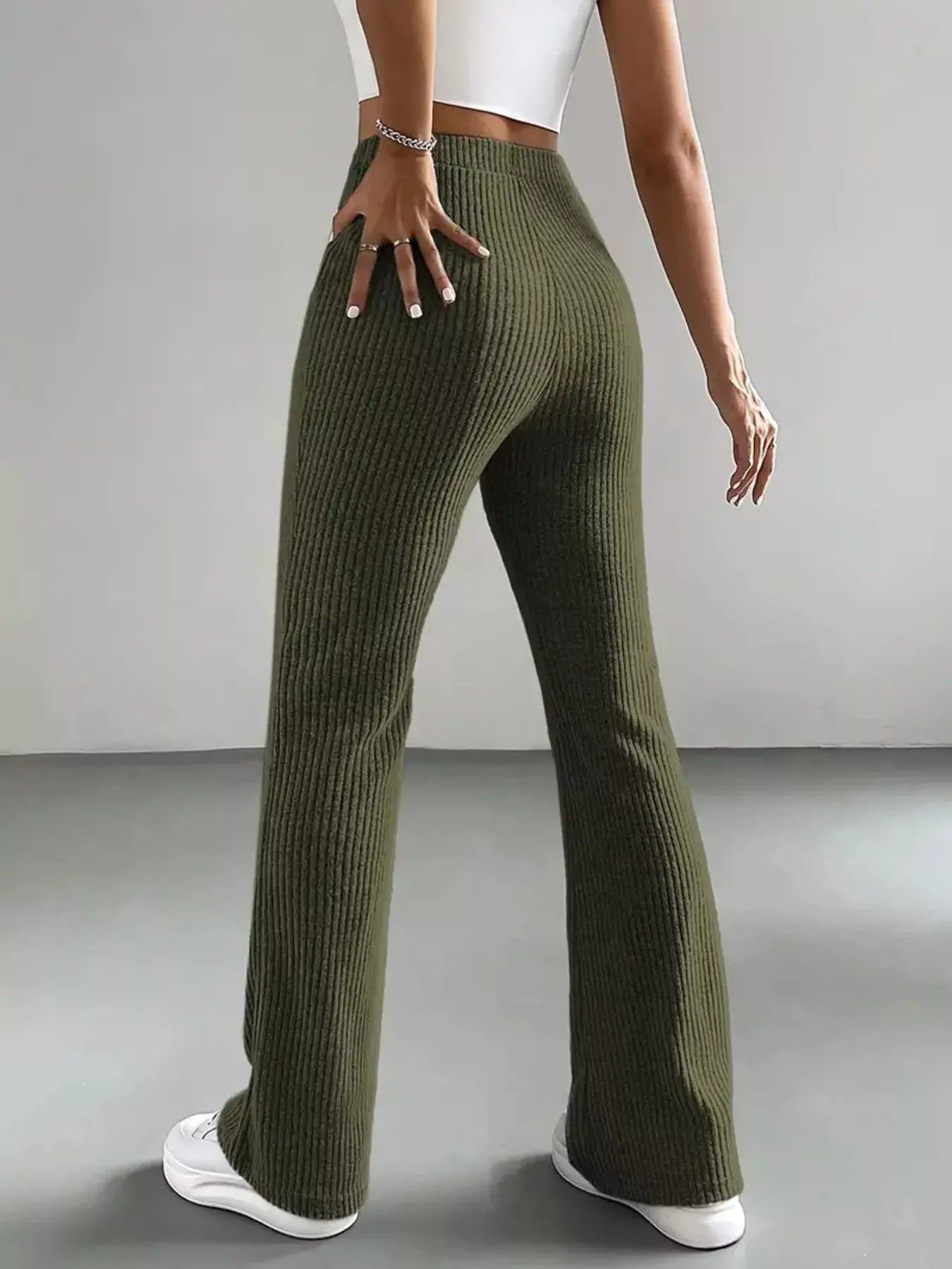 High Waist Flare Pants OutfitFlow
