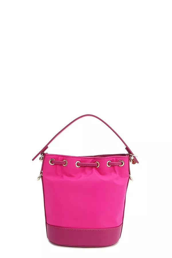 Nicole Lee USA Color Patch Bucket Bag Trendsi
